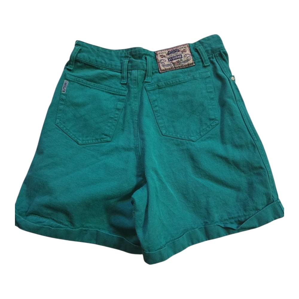 Vintage GitanoTeal Denim Women's Shorts